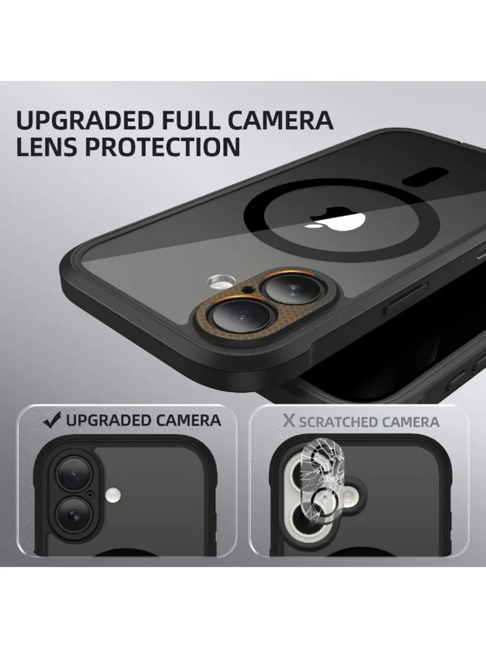 iPhone 17 Case with MagSafe, Privacy Screen Protector, Shockproof Full Body